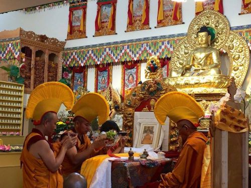 Altar at Land of Compassion Buddha Edmonton
